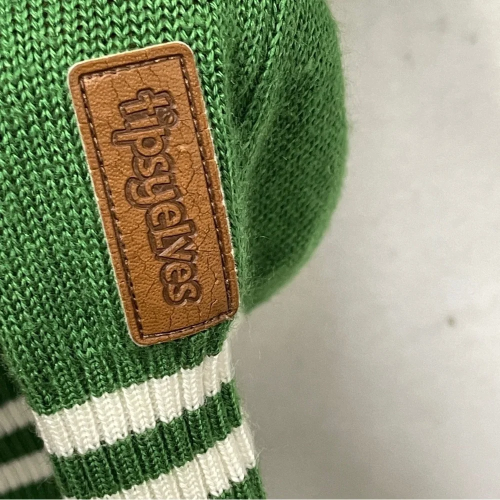 Tipsy Elves Gingerbread Nightmare Green Pullover Sweater Ugly Christmas Sweater
